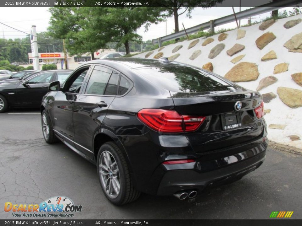 2015 BMW X4 xDrive35i Jet Black / Black Photo #4