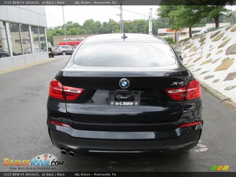 2015 BMW X4 xDrive35i Jet Black / Black Photo #5