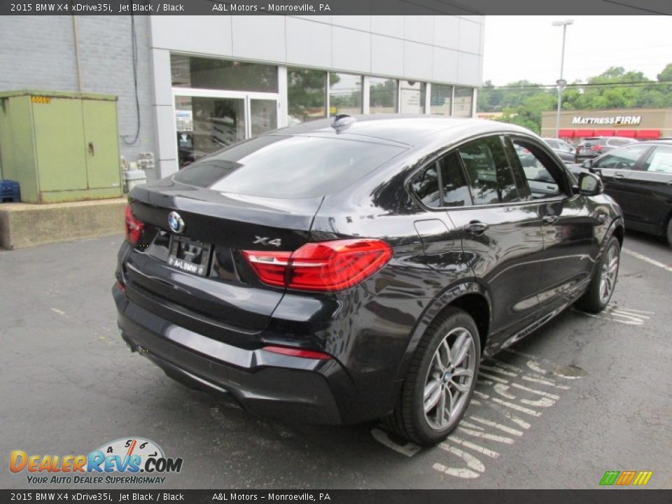 2015 BMW X4 xDrive35i Jet Black / Black Photo #6