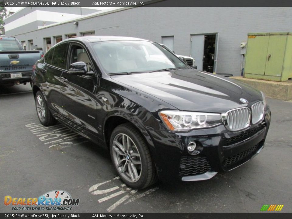2015 BMW X4 xDrive35i Jet Black / Black Photo #7