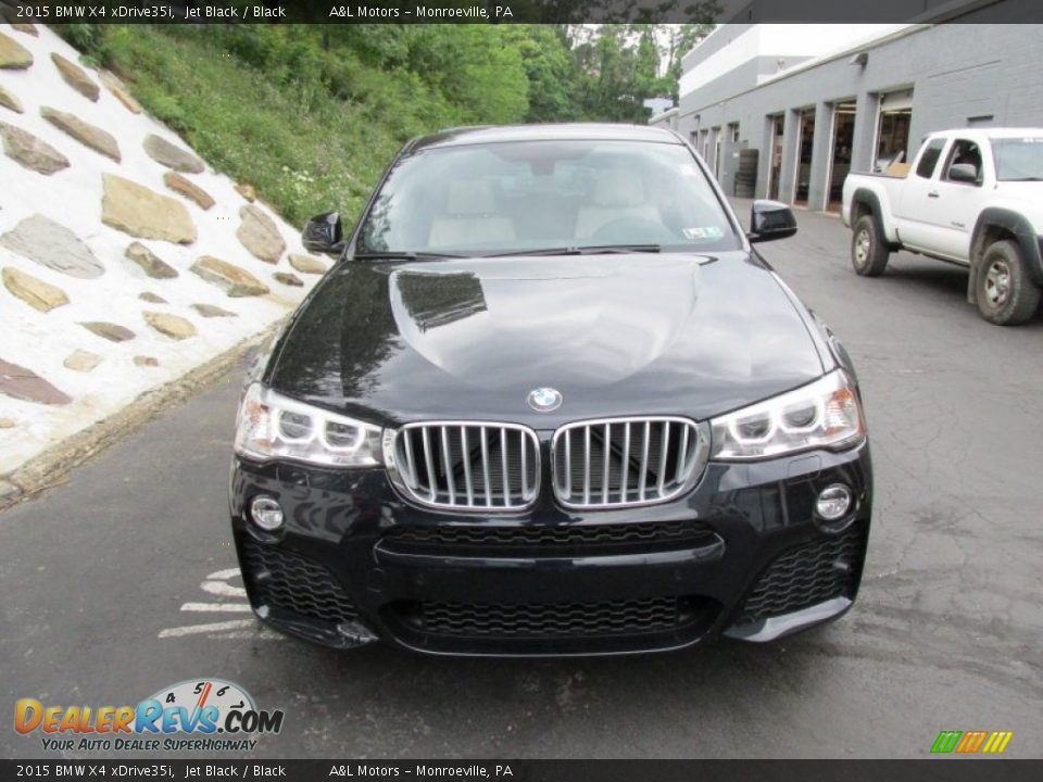 2015 BMW X4 xDrive35i Jet Black / Black Photo #8