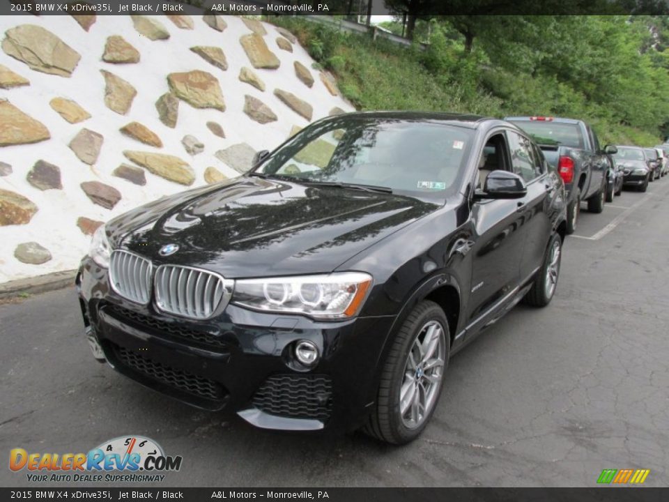 2015 BMW X4 xDrive35i Jet Black / Black Photo #9