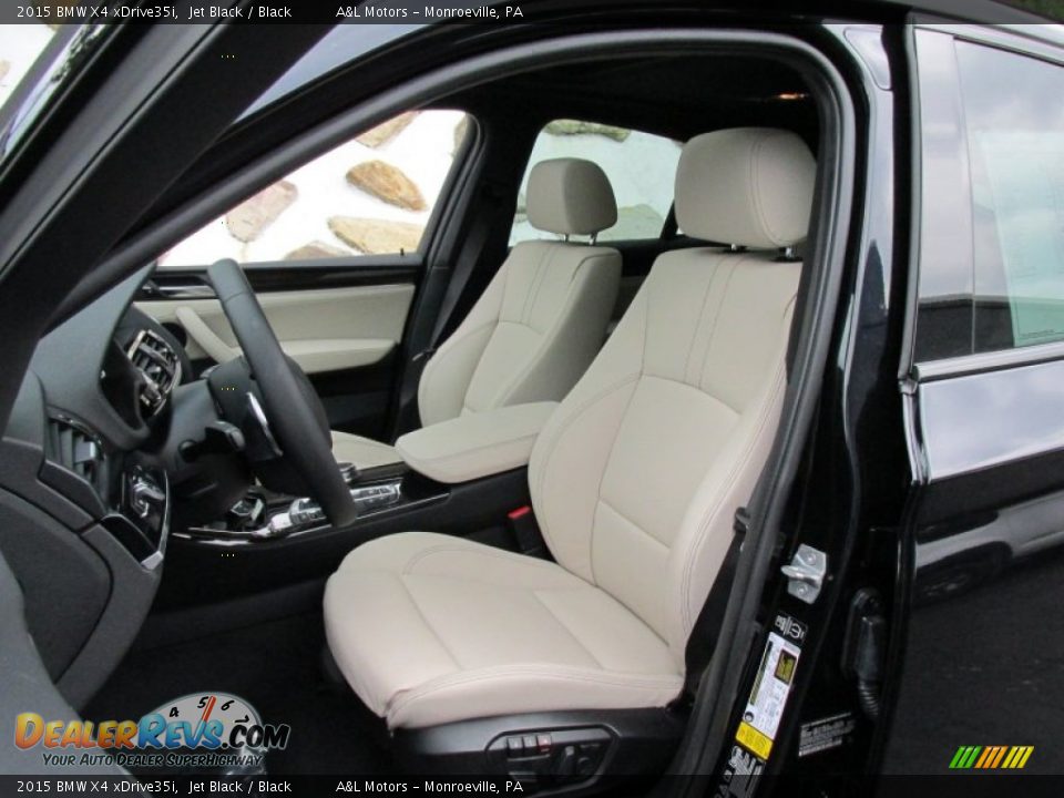 Black Interior - 2015 BMW X4 xDrive35i Photo #12