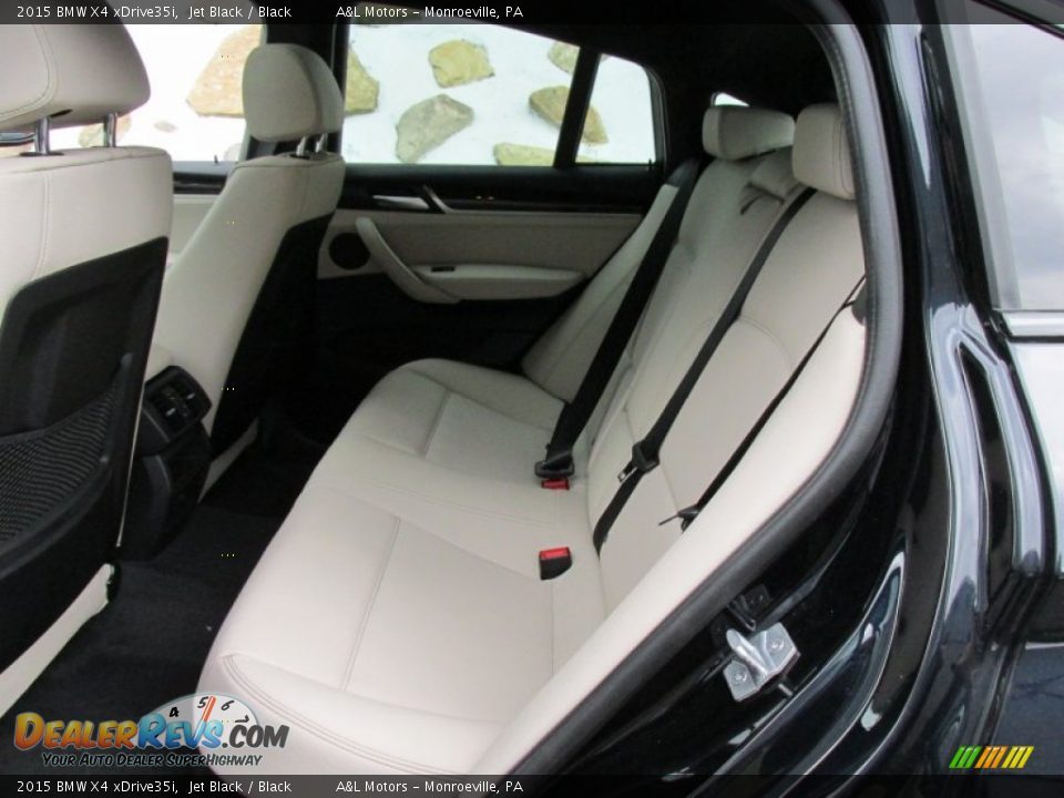Rear Seat of 2015 BMW X4 xDrive35i Photo #13