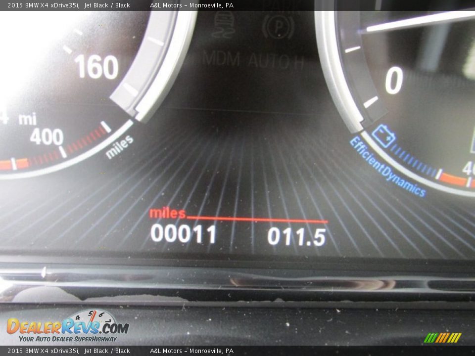 2015 BMW X4 xDrive35i Jet Black / Black Photo #20