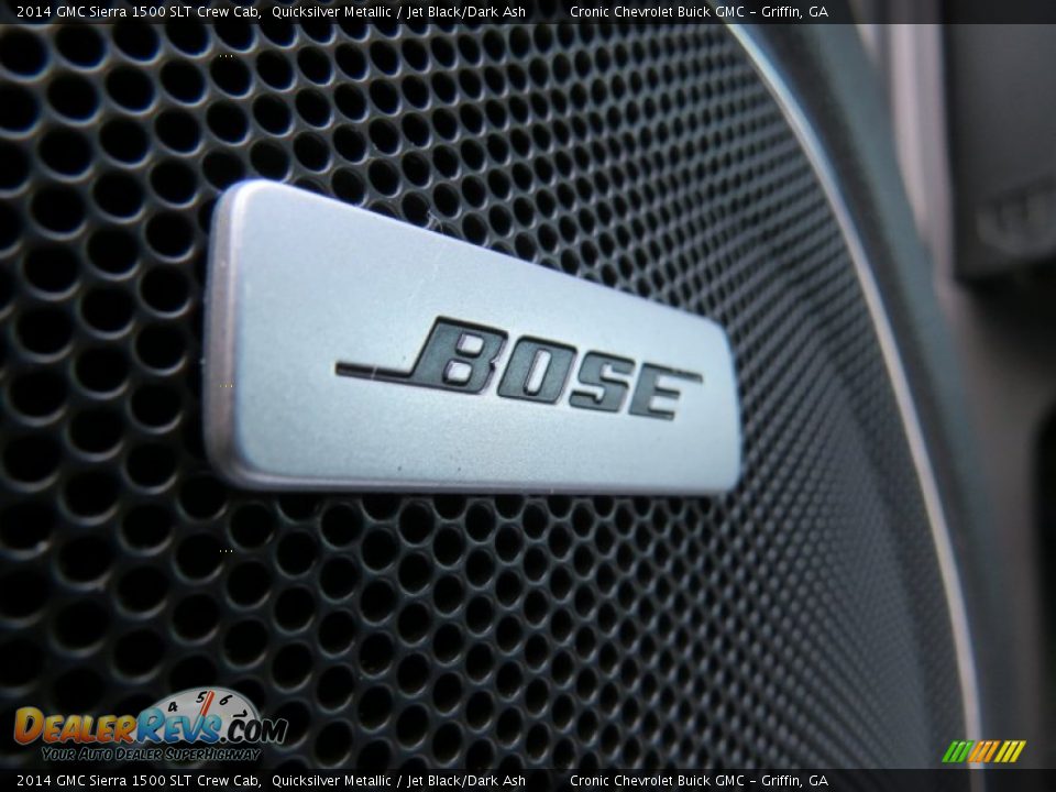 2014 GMC Sierra 1500 SLT Crew Cab Quicksilver Metallic / Jet Black/Dark Ash Photo #12