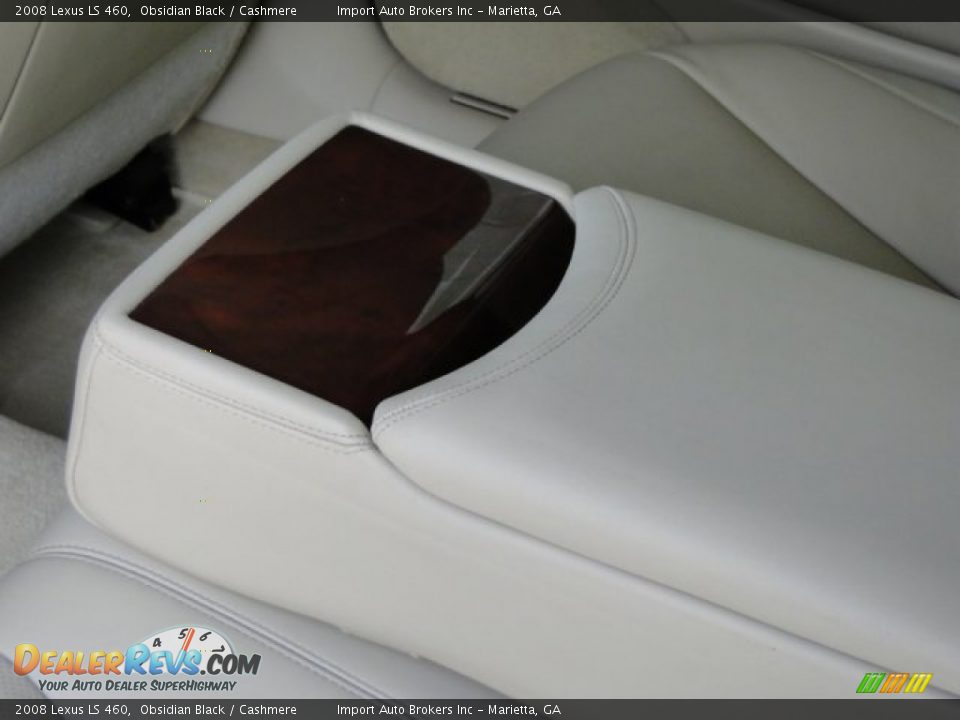 2008 Lexus LS 460 Obsidian Black / Cashmere Photo #20
