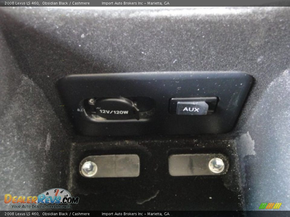 2008 Lexus LS 460 Obsidian Black / Cashmere Photo #25