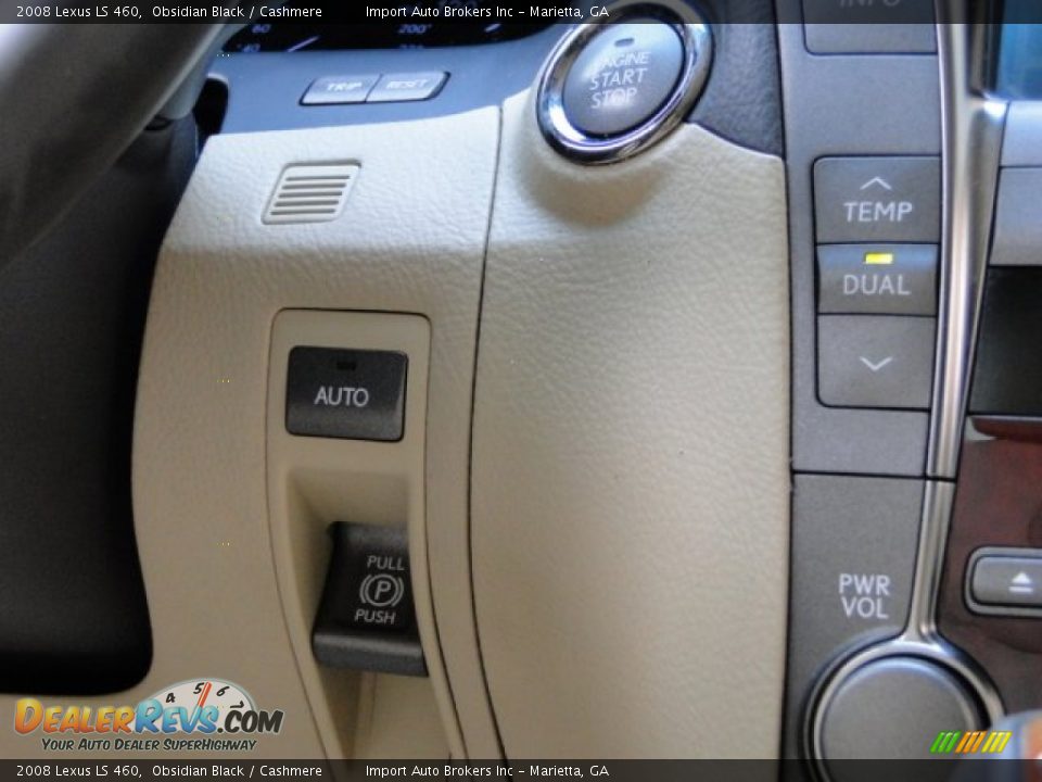 2008 Lexus LS 460 Obsidian Black / Cashmere Photo #26