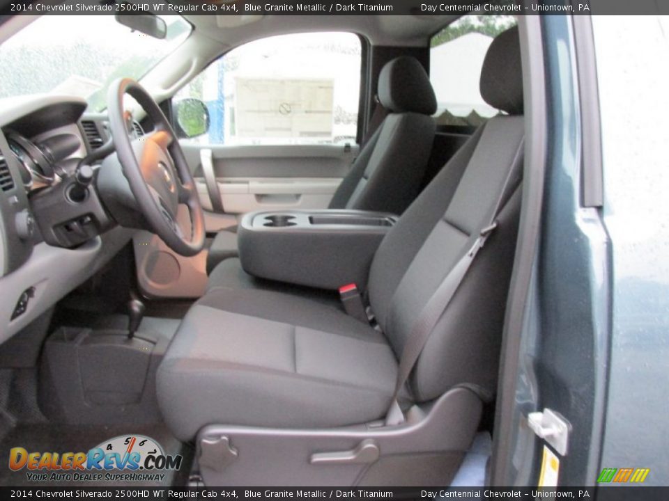 2014 Chevrolet Silverado 2500HD WT Regular Cab 4x4 Blue Granite Metallic / Dark Titanium Photo #16