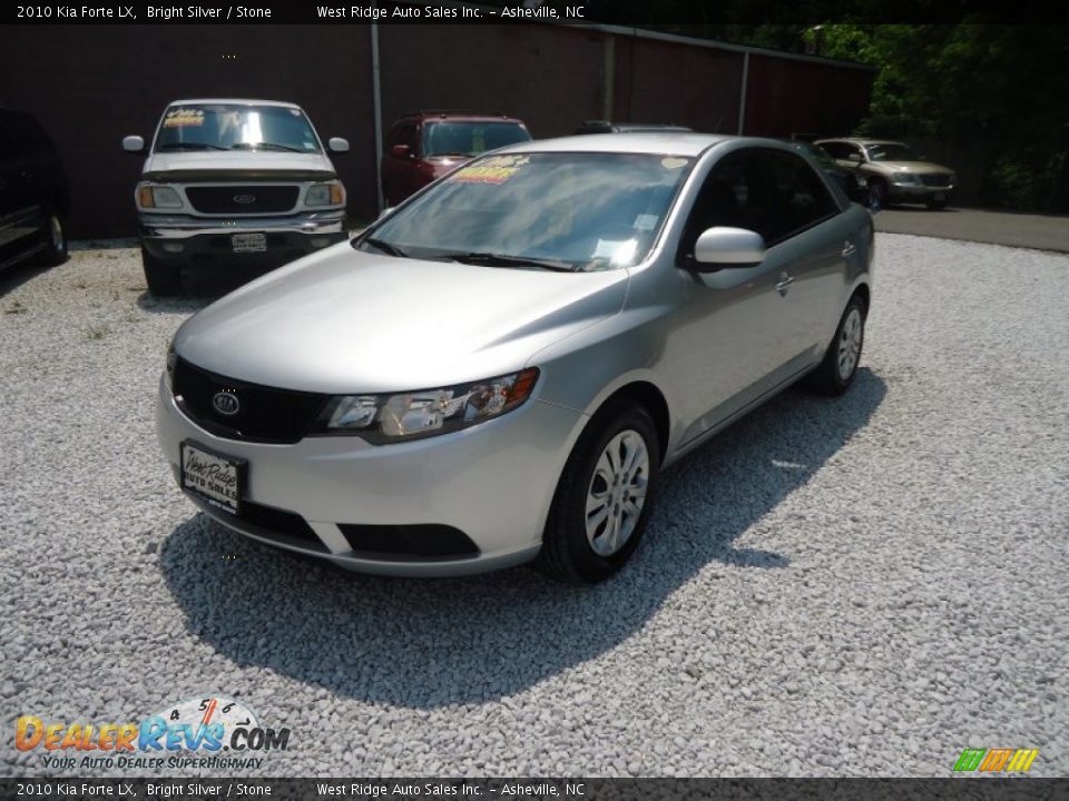 2010 Kia Forte LX Bright Silver / Stone Photo #1