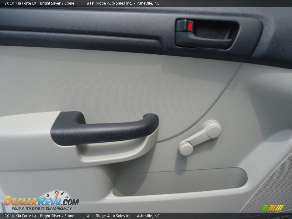 2010 Kia Forte LX Bright Silver / Stone Photo #10