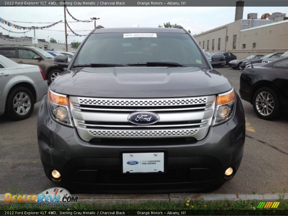2012 Ford Explorer XLT 4WD Sterling Gray Metallic / Charcoal Black Photo #2
