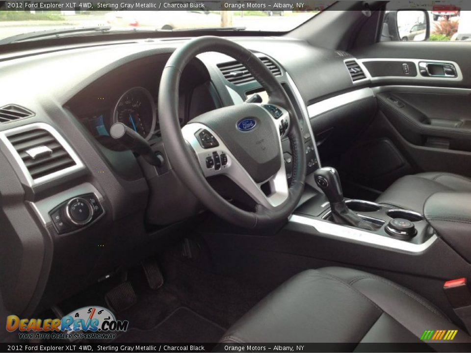 2012 Ford Explorer XLT 4WD Sterling Gray Metallic / Charcoal Black Photo #5