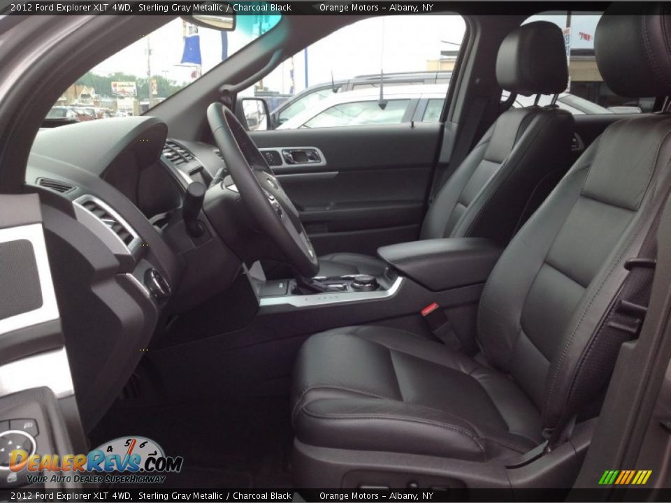 2012 Ford Explorer XLT 4WD Sterling Gray Metallic / Charcoal Black Photo #6