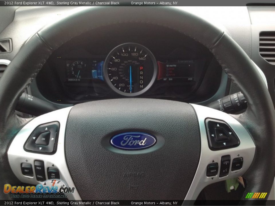 2012 Ford Explorer XLT 4WD Sterling Gray Metallic / Charcoal Black Photo #7