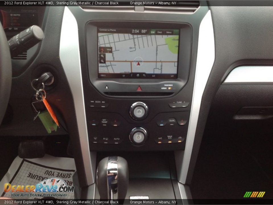 2012 Ford Explorer XLT 4WD Sterling Gray Metallic / Charcoal Black Photo #8