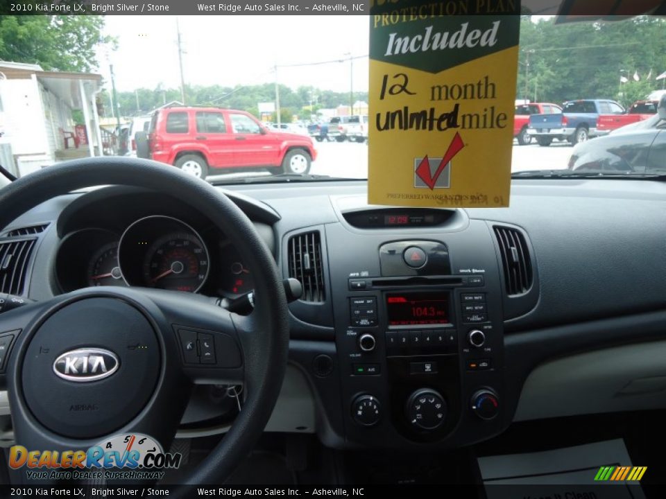 2010 Kia Forte LX Bright Silver / Stone Photo #16