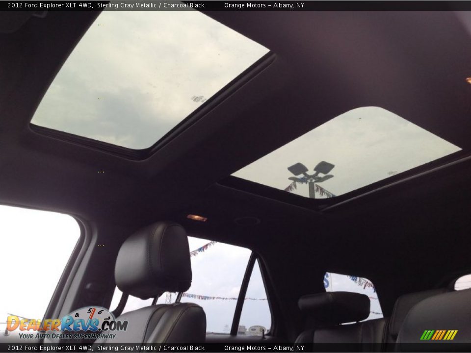 2012 Ford Explorer XLT 4WD Sterling Gray Metallic / Charcoal Black Photo #13