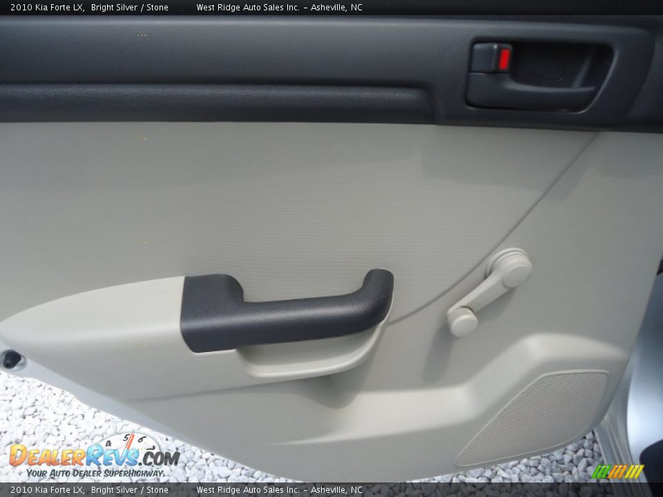 2010 Kia Forte LX Bright Silver / Stone Photo #21