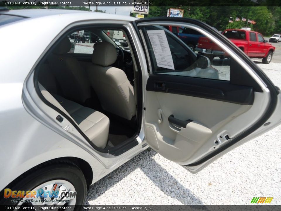 2010 Kia Forte LX Bright Silver / Stone Photo #25