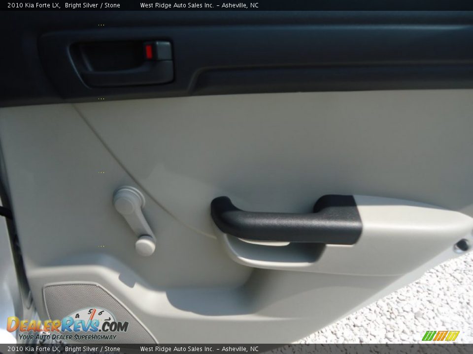 2010 Kia Forte LX Bright Silver / Stone Photo #26
