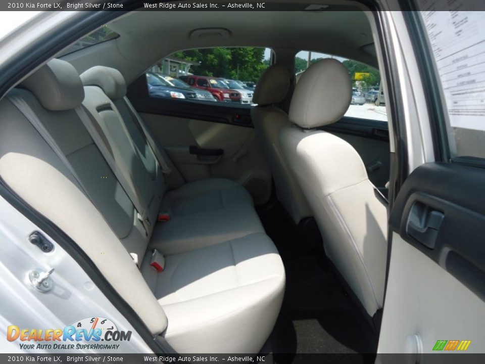 2010 Kia Forte LX Bright Silver / Stone Photo #27