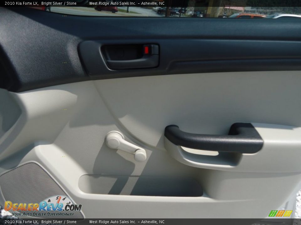 2010 Kia Forte LX Bright Silver / Stone Photo #29