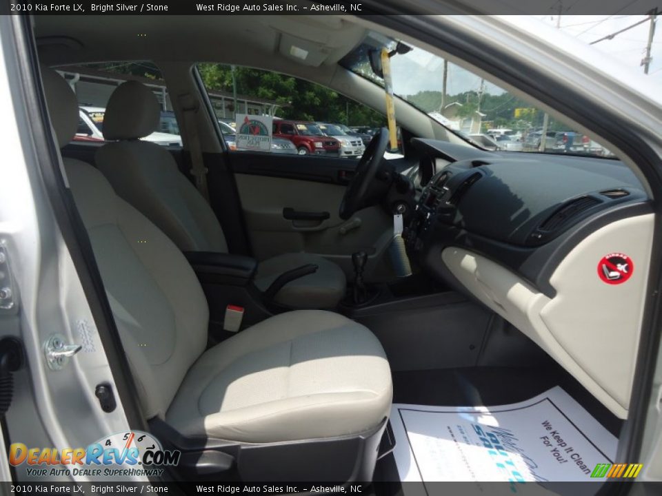 2010 Kia Forte LX Bright Silver / Stone Photo #30