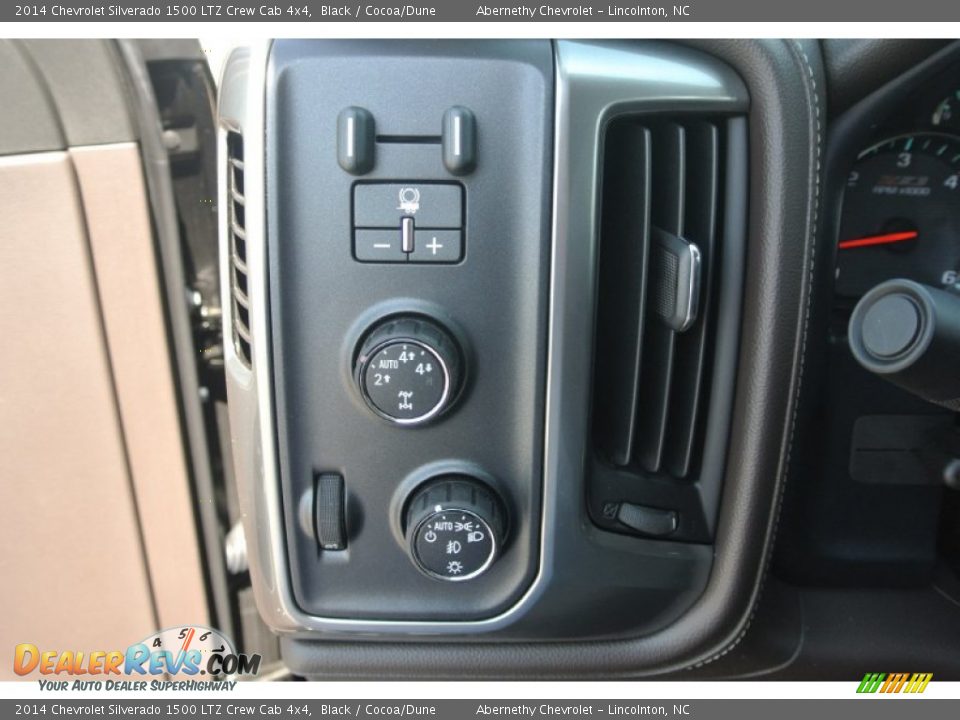 2014 Chevrolet Silverado 1500 LTZ Crew Cab 4x4 Black / Cocoa/Dune Photo #10