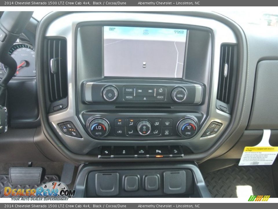 2014 Chevrolet Silverado 1500 LTZ Crew Cab 4x4 Black / Cocoa/Dune Photo #11