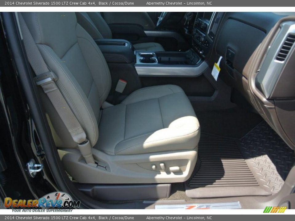 2014 Chevrolet Silverado 1500 LTZ Crew Cab 4x4 Black / Cocoa/Dune Photo #19