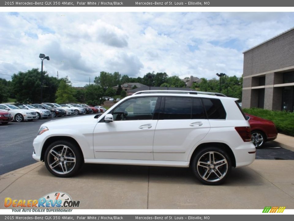 2015 Mercedes-Benz GLK 350 4Matic Polar White / Mocha/Black Photo #4