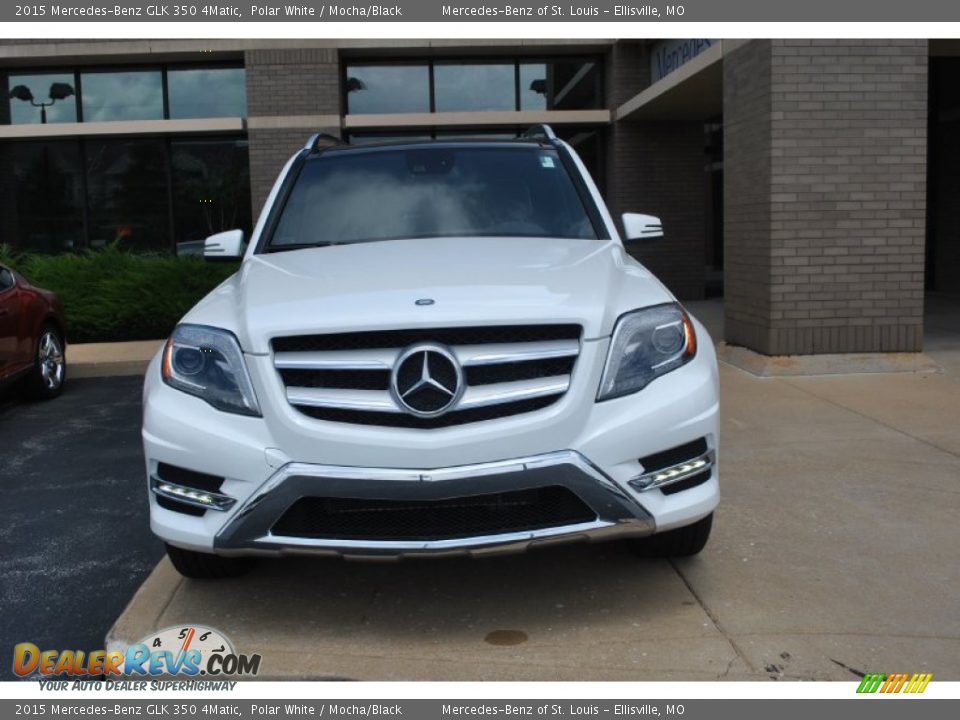 2015 Mercedes-Benz GLK 350 4Matic Polar White / Mocha/Black Photo #6