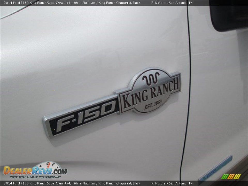 2014 Ford F150 King Ranch SuperCrew 4x4 White Platinum / King Ranch Chaparral/Black Photo #4
