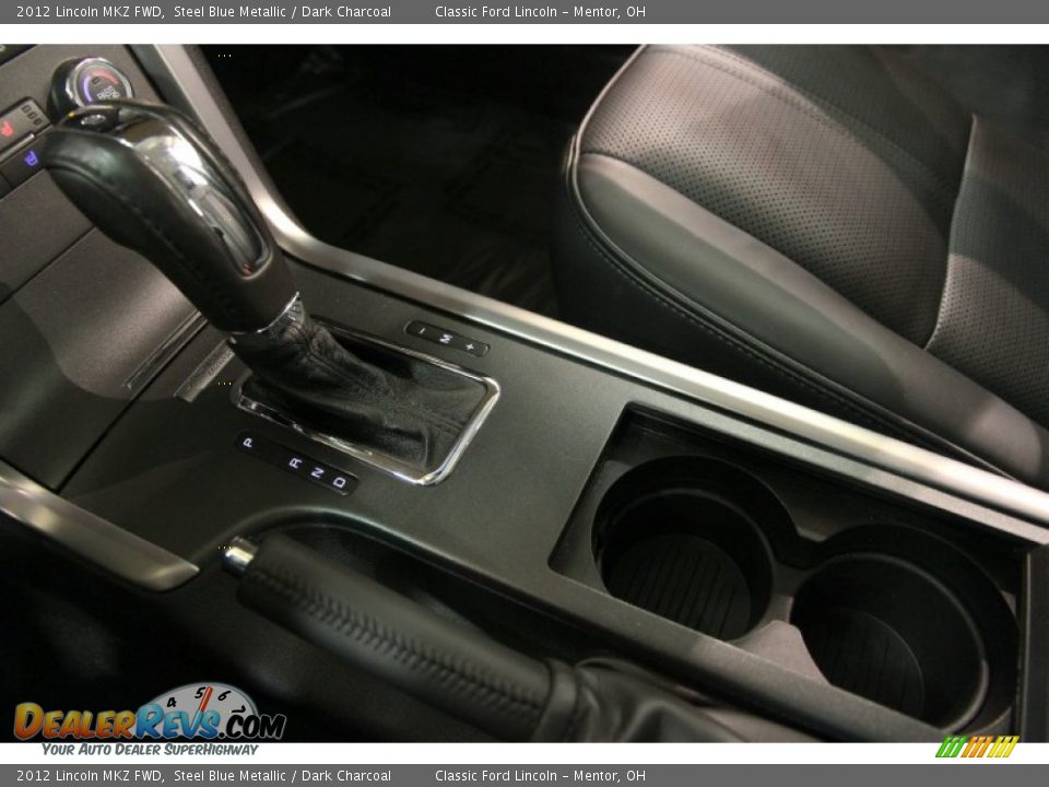 2012 Lincoln MKZ FWD Steel Blue Metallic / Dark Charcoal Photo #17