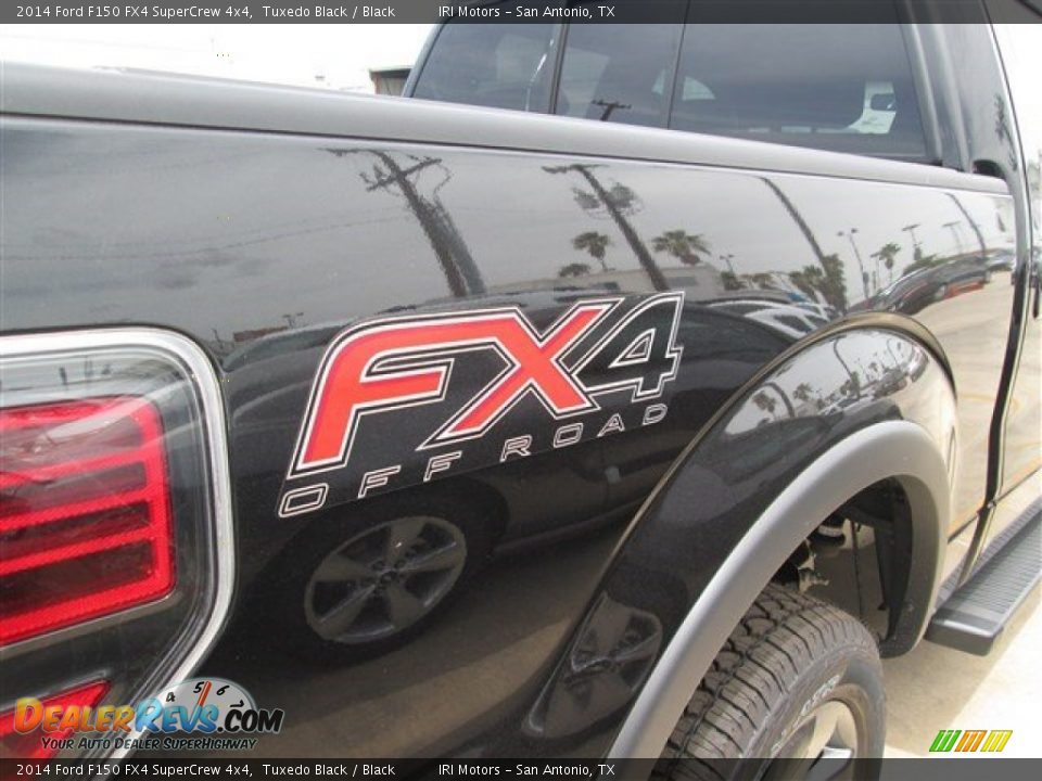 2014 Ford F150 FX4 SuperCrew 4x4 Tuxedo Black / Black Photo #17