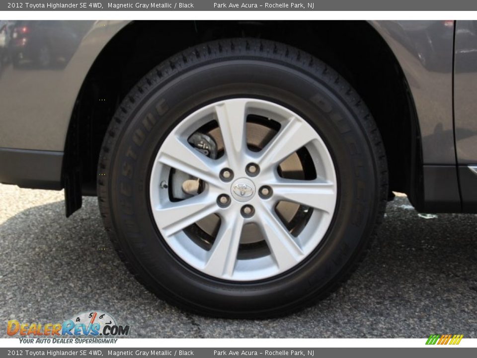 2012 Toyota Highlander SE 4WD Magnetic Gray Metallic / Black Photo #31