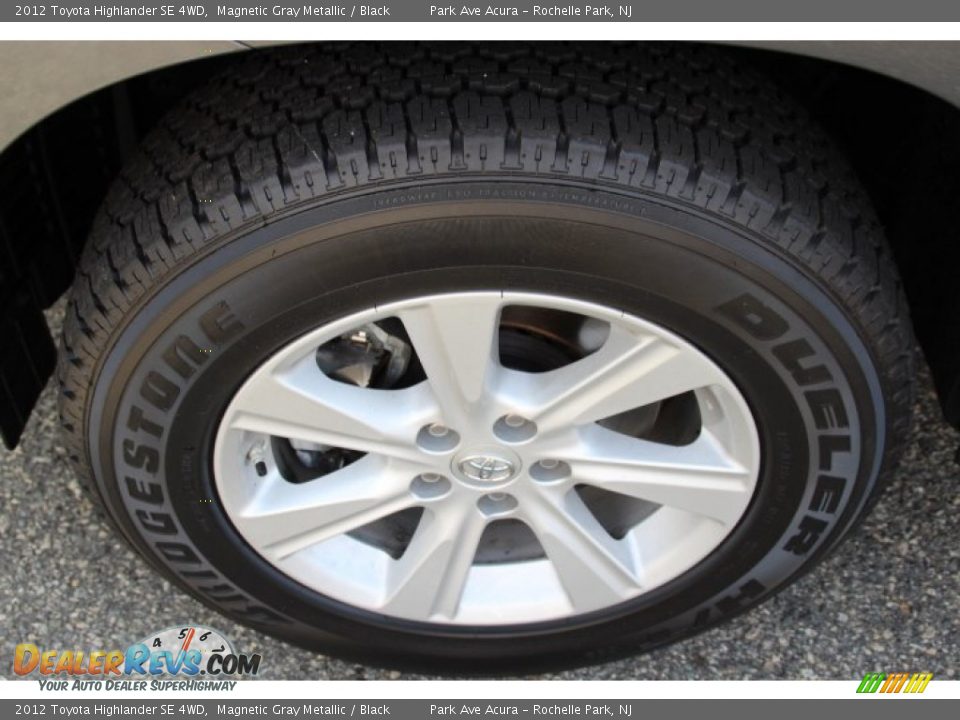 2012 Toyota Highlander SE 4WD Magnetic Gray Metallic / Black Photo #32