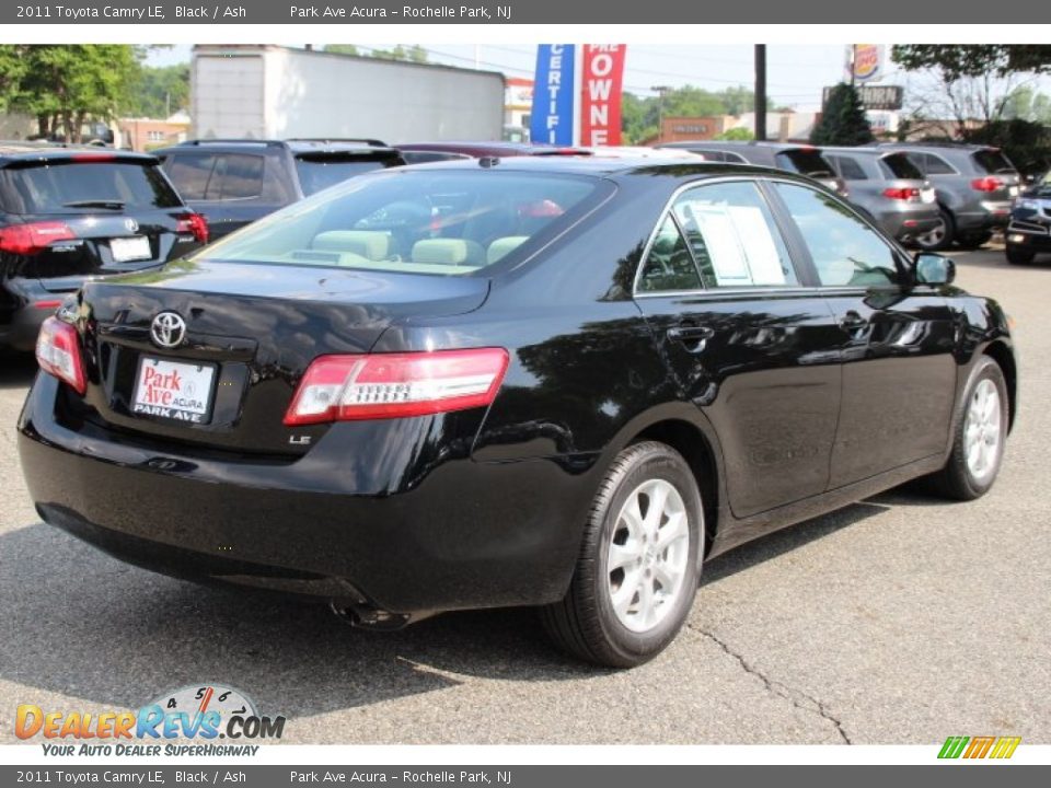 2011 Toyota Camry LE Black / Ash Photo #3