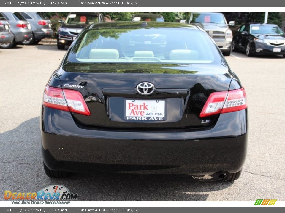 2011 Toyota Camry LE Black / Ash Photo #4