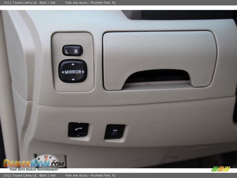 2011 Toyota Camry LE Black / Ash Photo #20