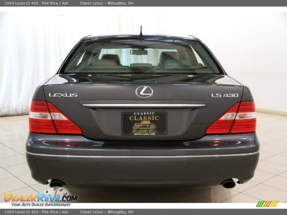 2004 Lexus LS 430 Flint Mica / Ash Photo #26