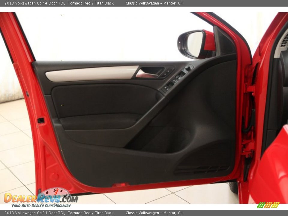 2013 Volkswagen Golf 4 Door TDI Tornado Red / Titan Black Photo #4