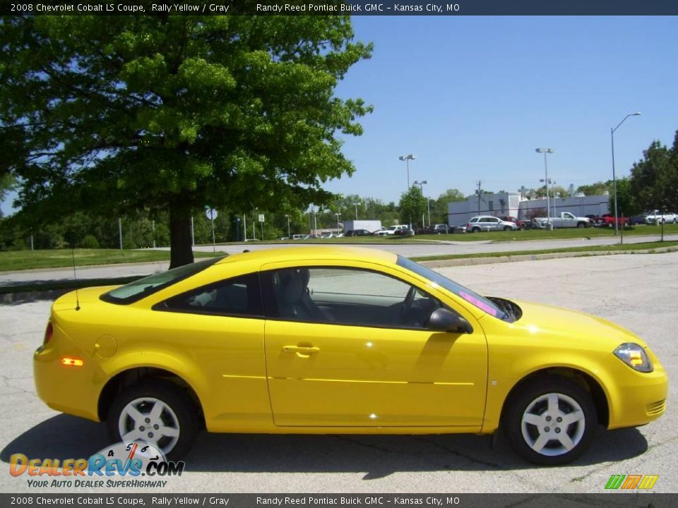2008 Chevrolet Cobalt LS Coupe Rally Yellow / Gray Photo #1