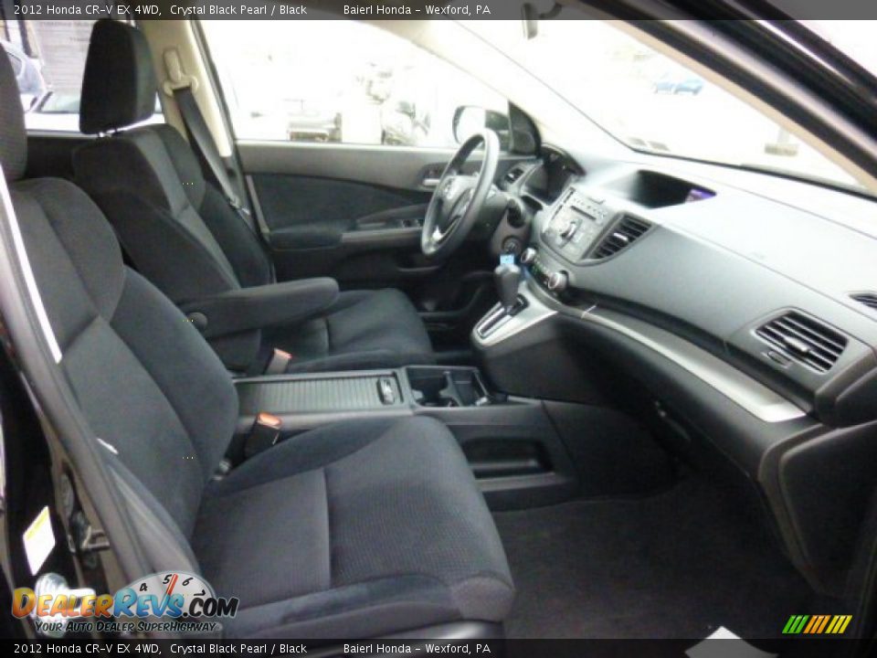 2012 Honda CR-V EX 4WD Crystal Black Pearl / Black Photo #9