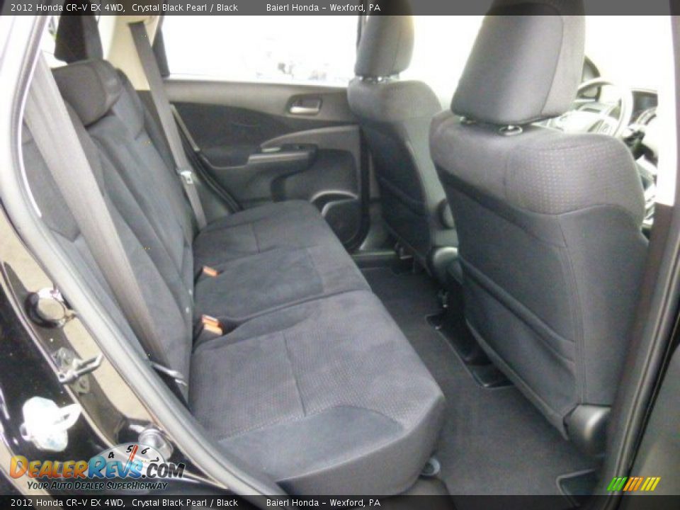 2012 Honda CR-V EX 4WD Crystal Black Pearl / Black Photo #10
