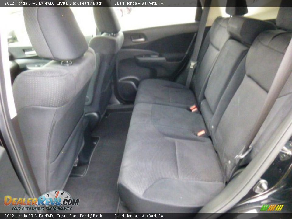 2012 Honda CR-V EX 4WD Crystal Black Pearl / Black Photo #12