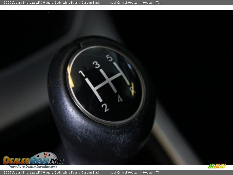 2009 Subaru Impreza WRX Wagon Satin White Pearl / Carbon Black Photo #18