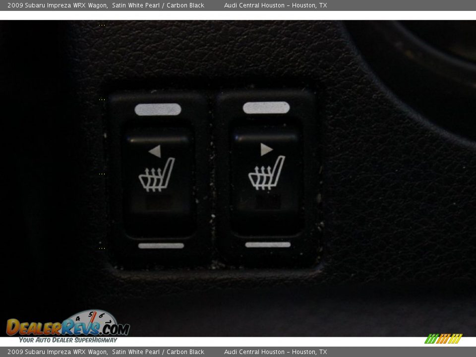 2009 Subaru Impreza WRX Wagon Satin White Pearl / Carbon Black Photo #20